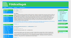 Desktop Screenshot of foldicsillagok.hu